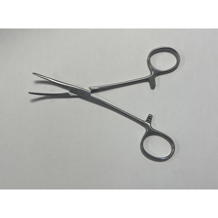 Pince Crile sans griffes courbe 14cm Pince Crile sans griffes courbe 14cm